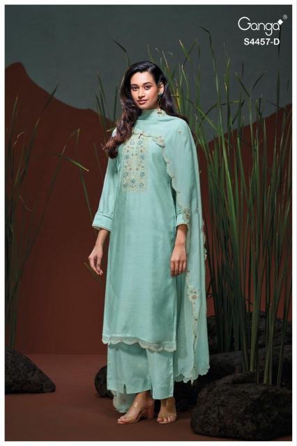 Ganga grivika 4457 patiala dress material wholesale